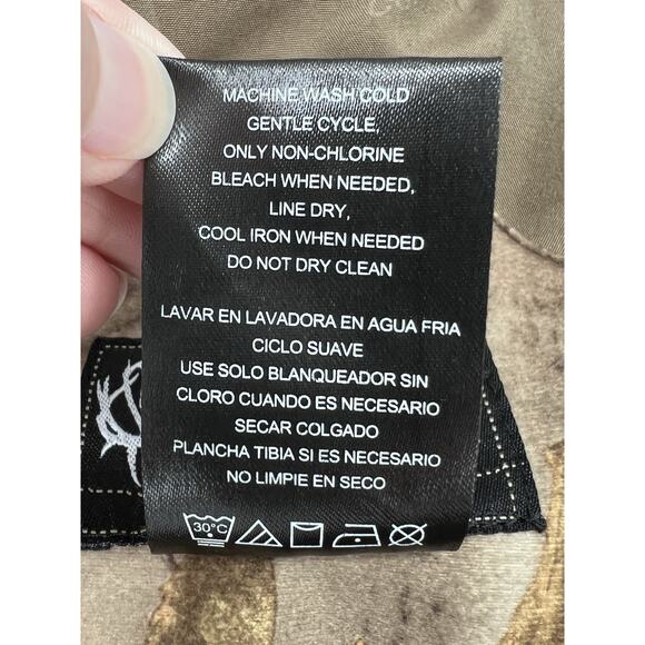 Real Tree Men’s Scent Control Camouflage Hunting Jacket Size L Outdoor Fishing - Picture 10 of 16